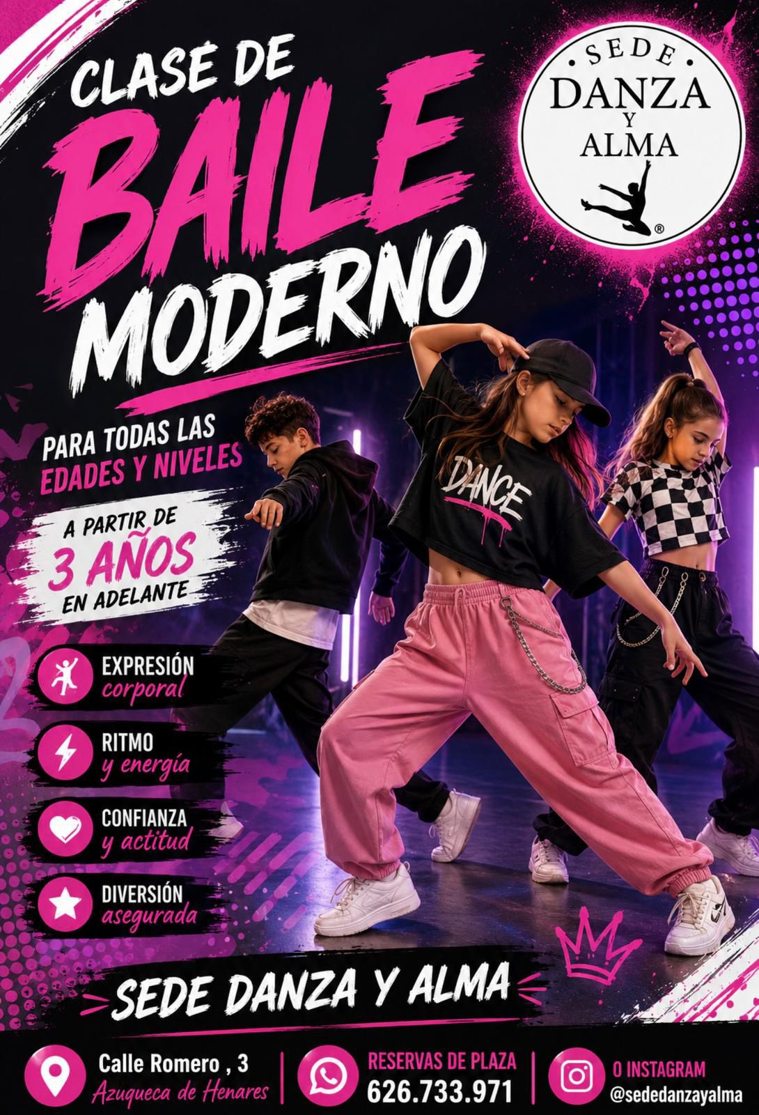 Cartel oficial Danza Infantil & Expresión Corporal