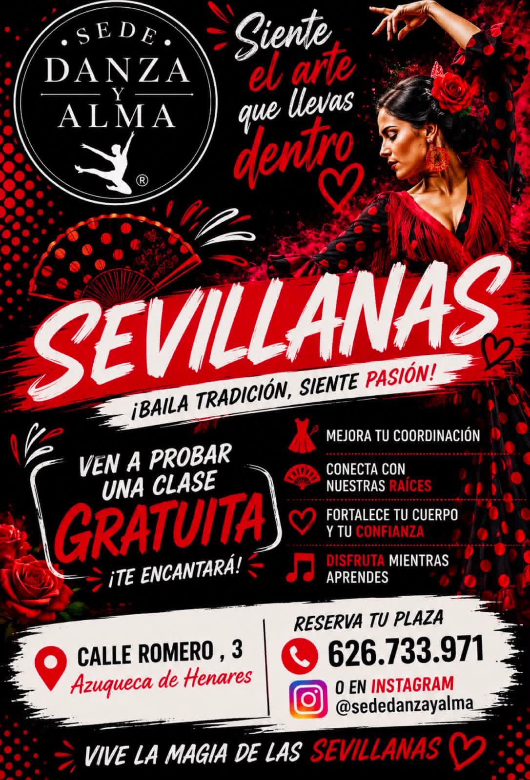 Cartel oficial Sevillanas & Danza Española