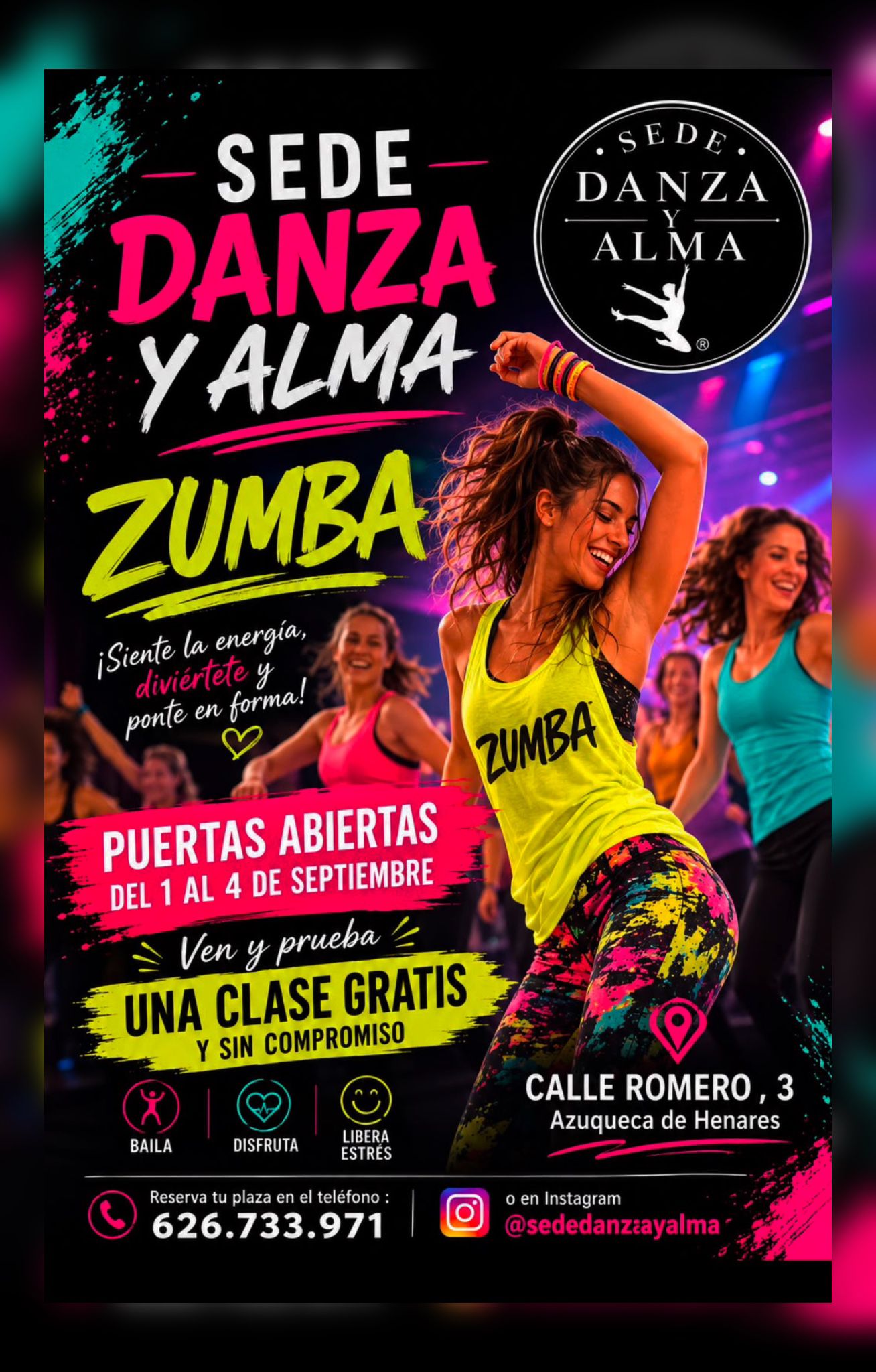 Cartel oficial Zumba & Dance Fit