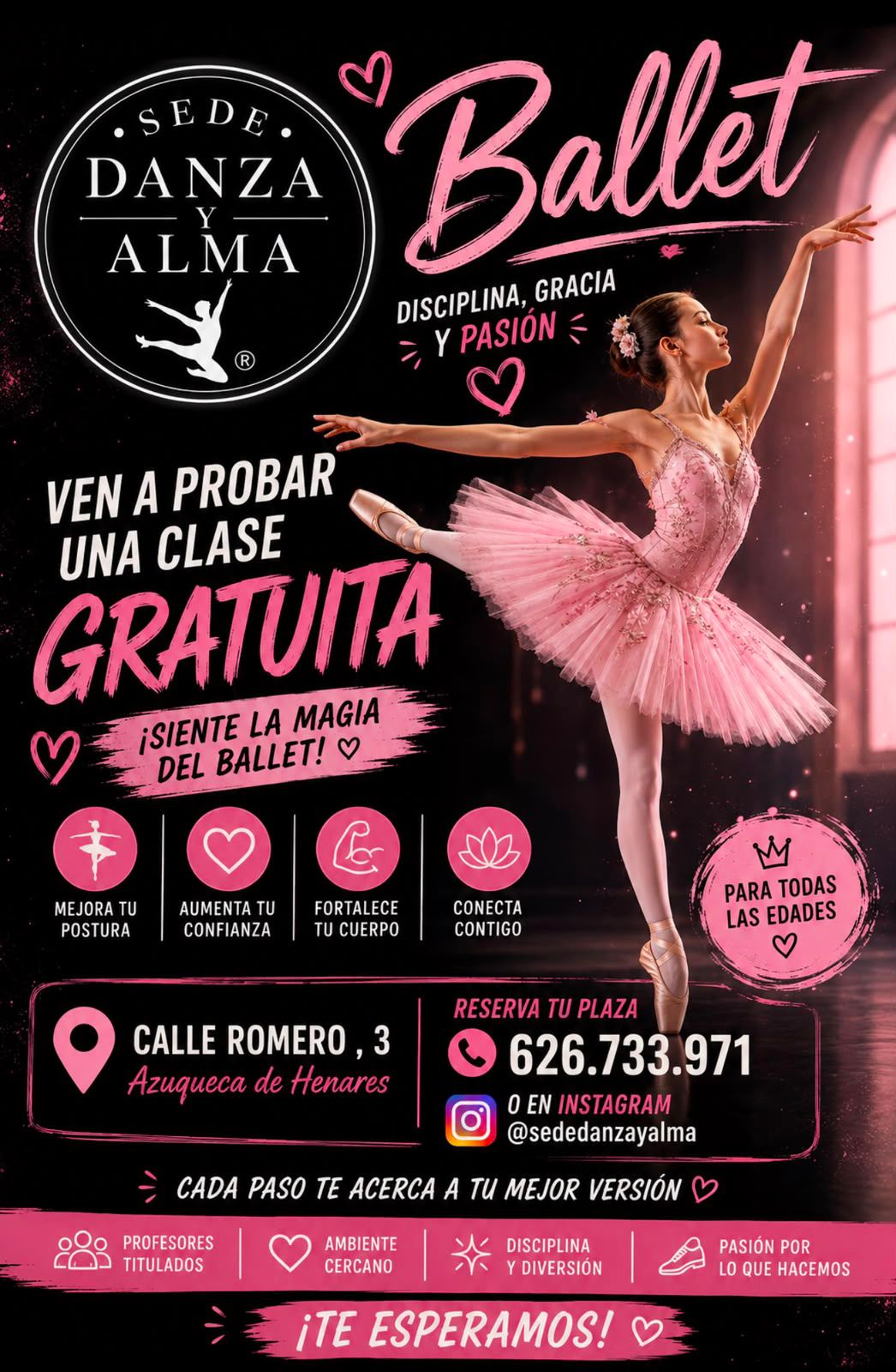 Cartel oficial Danza Clásica / Ballet